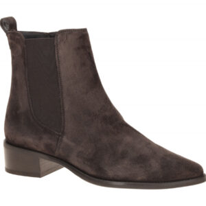 Paul Green Damen Stiefeletten 8271-000 PG 8271 mocca Braun Velour-Leder Gummi...
