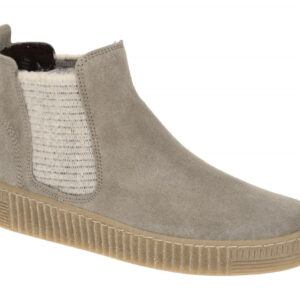 Gabor Damen Stiefeletten 73.731.12 Grau quarz (El.Wool) Chelsea-Boots bequem ...