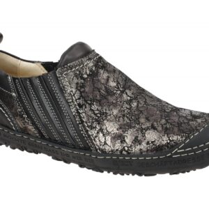 Eject 21565 Schwarz Grau Sportliche Halbschuhe DASS II - Echtleder - Profilsohle
