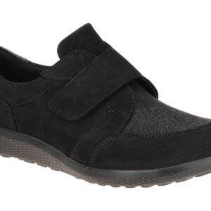 Waldl?ufer 634K33 K-IRA Damen Slipper schwarz bequem Luftpolster Sohle