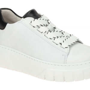 Gabor 63.222-27 Wei?/Schwarz Plateau-Sneaker Damenschuhe mit extra breiten Se...