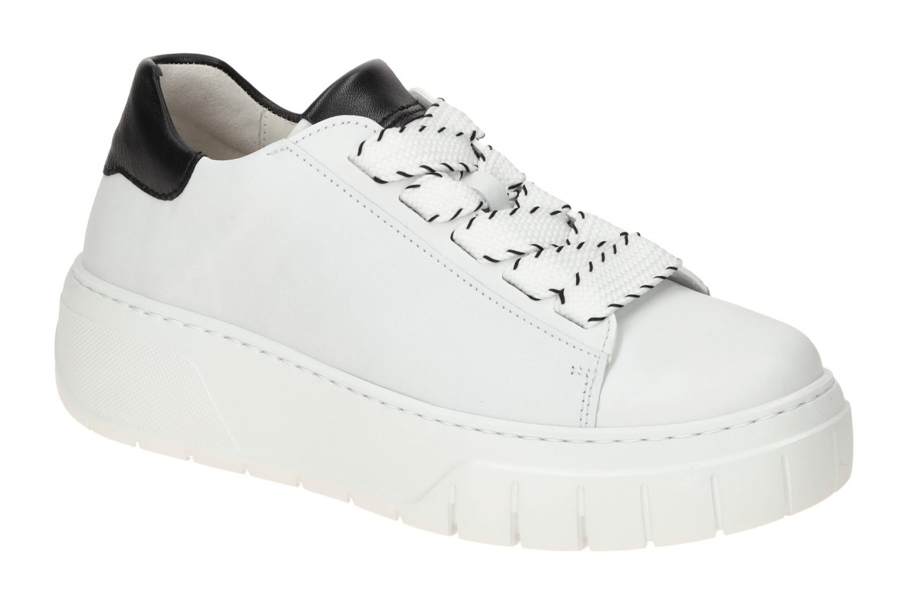 Gabor 63.222-27 Wei?/Schwarz Plateau-Sneaker Damenschuhe mit extra breiten Se... 1 Gabor 63.222-27 Wei?/Schwarz Plateau-Sneaker Damenschuhe mit extra breiten Se...
