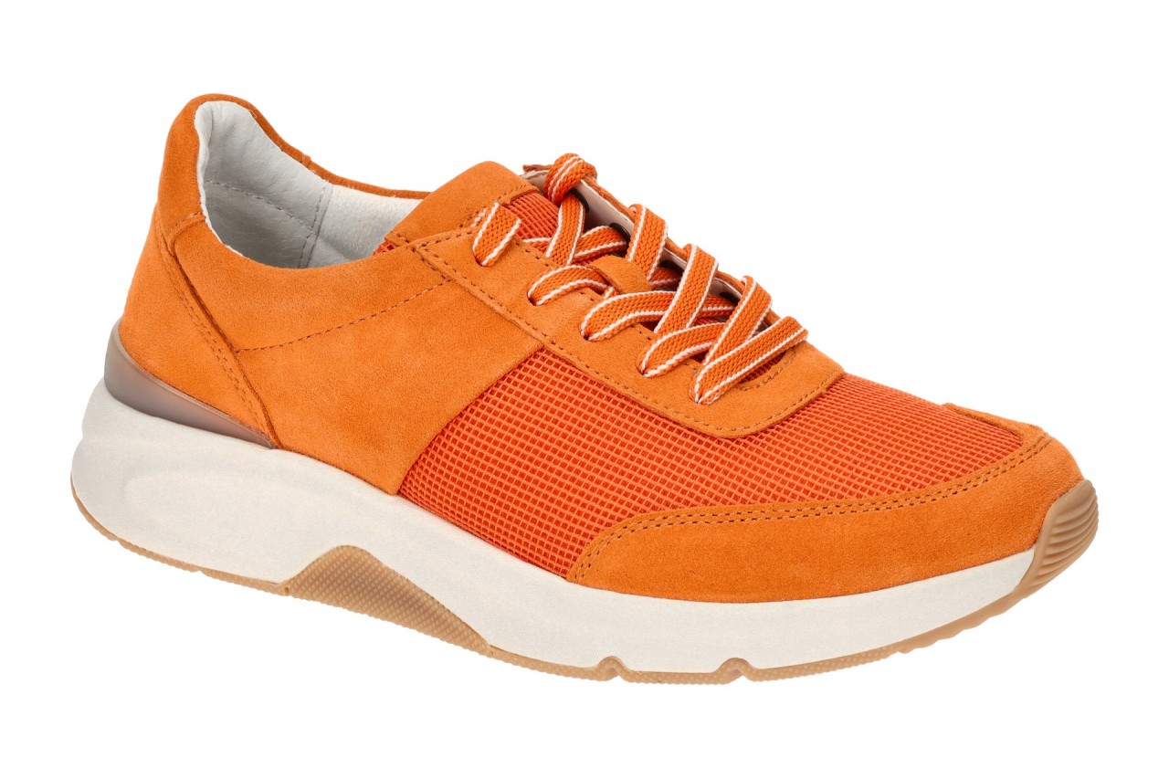 Gabor 66.897.31 ROLLINGSOFT Damenschuhe Orange Mandarine Sportliche Halbschuhe 1 Gabor 66.897.31 ROLLINGSOFT Damenschuhe Orange Mandarine Sportliche Halbschuhe