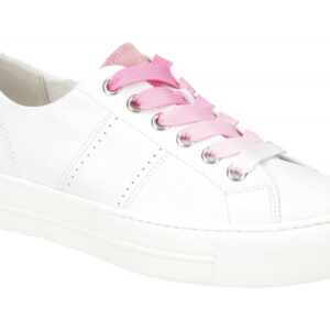 Paul Green Damen Plateau Sneaker 5247-01x Wei? Candy White Glattleder Frottee...