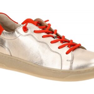 Gabor 63.342.62 Damen Slipper Gold-Puder/Pumpkin Sportliche Halbschuhe mit Gu...