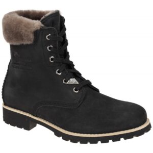 Panama Jack Winterstiefel Panama 03 Igloo B39 Schwarz wasserdicht mit Lammfel...