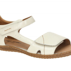 Josef Seibel Damen Sandalette 75803 002 000 Wei? Barfu?-Design Gummi Sohle