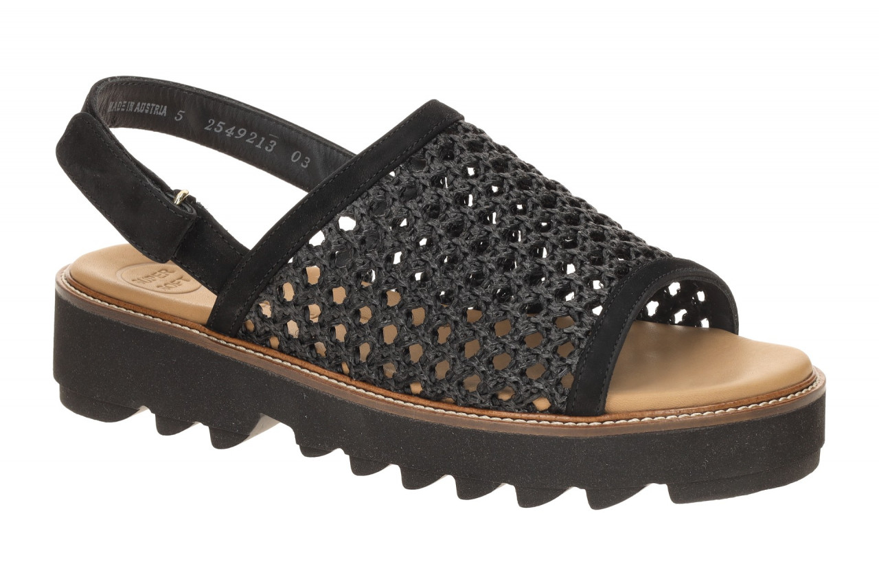 Paul Green Damen Sandalette 6209-029 Schwarz Nubuk Leder XL-ExtraLight Gummis... 1 Paul Green Damen Sandalette 6209-029 Schwarz Nubuk Leder XL-ExtraLight Gummis...