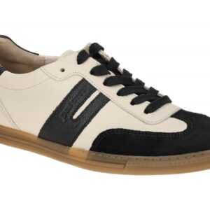 Paul Green Damen Sneaker 5350-18x Schwarz - black/biscuit Veloursleder Mix Su...