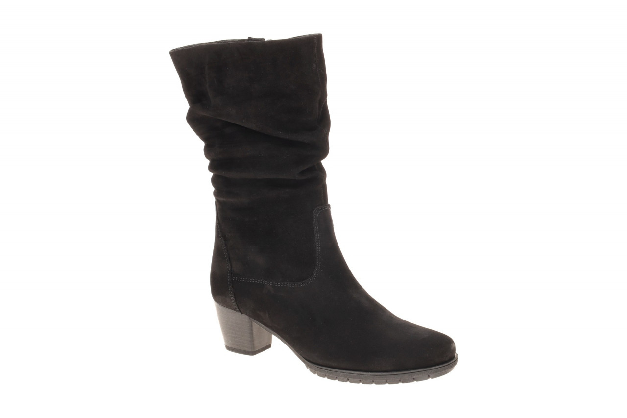 Gabor Damenstiefel 76.606.47 Schwarz - elegante Schaftstiefel, weite H 1 Gabor Damenstiefel 76.606.47 Schwarz - elegante Schaftstiefel, weite H