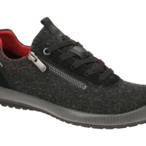 Legero 2-000623-0000 Schwarze Damen Schn?r-Halbschuhe GORE-TEX wasserdicht