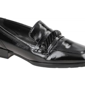 Gabor 32.433.97 RHODOS Damen Slipper Schwarz Echtleder Gummisohle Blockabsatz