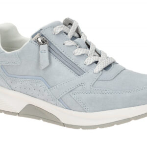 Gabor 86.878.26 Damenschuhe ROLLINGSOFT Sneaker in Blau sky bequem mit heraus...