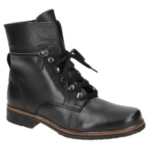 Gabor Damen Stiefeletten 74.676.27 Schwarz - Elegant, Best Fitting, Leder, Te...