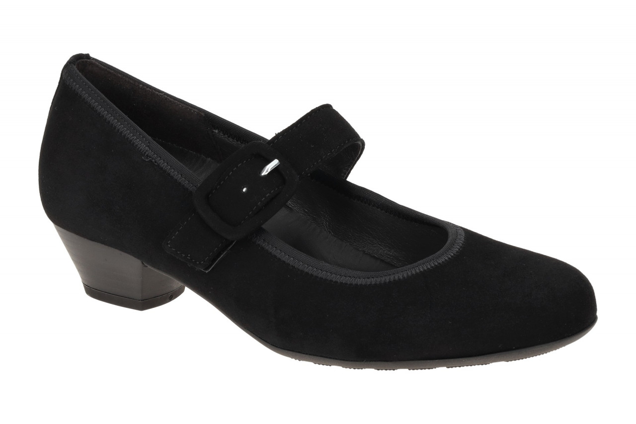 Gabor 56.139.47 Spangenpumps Malta Schwarz Echtleder Comfort 1 Gabor 56.139.47 Spangenpumps Malta Schwarz Echtleder Comfort