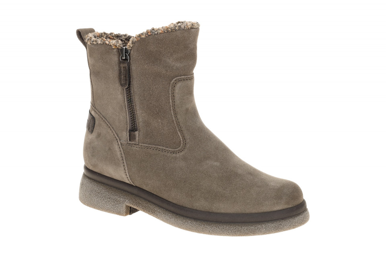 Gabor 71.741 - Damenschuhe Stiefeletten grau mohair Rauhleder Plateau 1,5cm 1 Gabor 71.741 - Damenschuhe Stiefeletten grau mohair Rauhleder Plateau 1,5cm