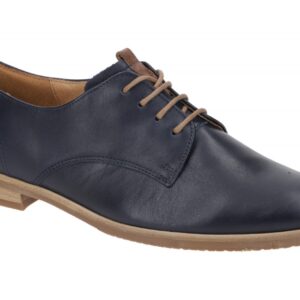 Gabor 02.065.66 FLORENZ - elegante Schn?r-Halbschuhe in nightblue/peanut