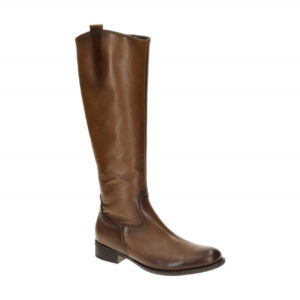 Gabor Damenstiefel 71.648.24 Braun Sattel Echtleder Schaftstiefel Absatz 3cm