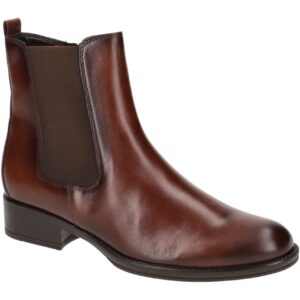 Gabor 31.600.24 Damen Stiefeletten Braun Sattel Effekt Blockabsatz 3cm