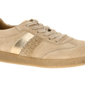 Gabor 6011.02 Beige Sand Wool Sneaker | Best Fitting | Echtleder | Gummisohle