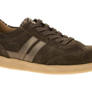 Gabor 73.300.18 Damen Classic Sneaker braun Velour Leder herausnehmbares Fu?bett