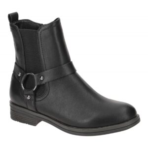 Tamaris 1-25352-41 001 Damen Stiefeletten Schwarz bequeme Biker Boots
