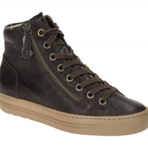 Paul Green Stiefeletten 4024-330 PG Braun Moro Glattleder Schn?rung Rei?versc...