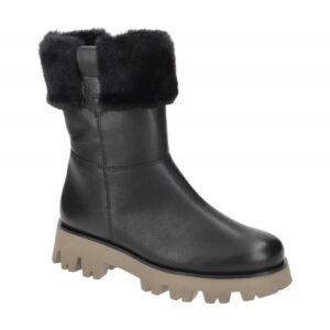 Paul Green Damenstiefel 9148-02x Schwarz Winterstiefel mit warmem Innenfutter...