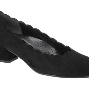 Gabor 3006.01.001 Schwarz - schwarz Damen Pumps Echtleder Blockabsatz