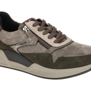 Gabor 76.957.30 ROLLINGSOFT Damen Sneaker Grau Mohair/Sherwood K - Leicht und...