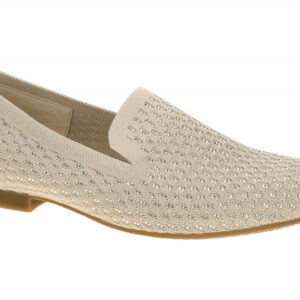 Gabor 85.216 Beige Oak Glitter Slipper Damen Halbschuhe Loafer 1,5cm Absatz