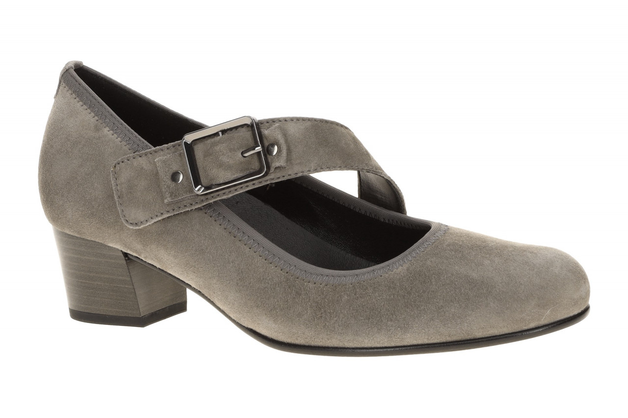 Gabor 3013.01.005 Damenschuhe taupe Pumps Velourleder Klettverschluss 1 Gabor 3013.01.005 Damenschuhe taupe Pumps Velourleder Klettverschluss