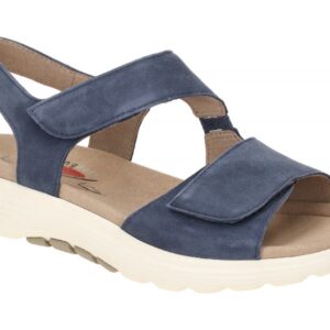 Gabor Damen Sandale Rollingsoft 86.815.36 Blau River Keilabsatz Klettverschluss