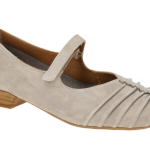 Everybody 30508H2296 CA110 Mary Jane Ballerina Grau Silicio Echtleder Klettve...