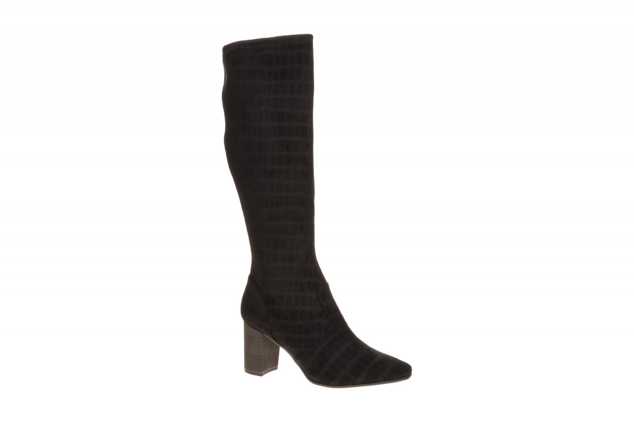 CAPRICE Damenstiefel 25520 Schwarz Stretch Langschaft Absatz 7cm 1 CAPRICE Damenstiefel 25520 Schwarz Stretch Langschaft Absatz 7cm