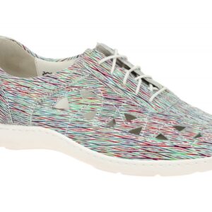 Waldl?ufer 496003 HENNI Mehrfarbig Bequeme Schn?r-Halbschuhe - Extra Weit