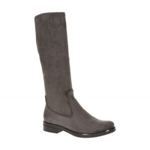 CAPRICE Damenstiefel 25512 in dk grey - elegante Langschaft-Stiefel mit faltb...