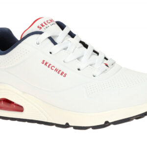 Skechers 73690 WNVR Uno Stand On Air Damen Sportlich Schn?r Halbschuhe Wei?