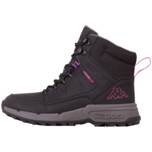 Kappa Damen Stiefelette Winterschuh Boots 243232 schwarz/pink