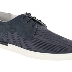 Floris van Bommel FvB 30288-41-01 Halbschuhe Herren blau dunkelblau Extra Weit