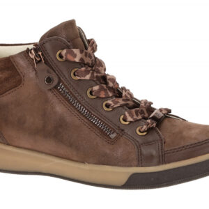ara 12-14499 03 ROM-ST Mid-Sneaker Braun mocca Leo-Senkel & Komfort-Fu?bett