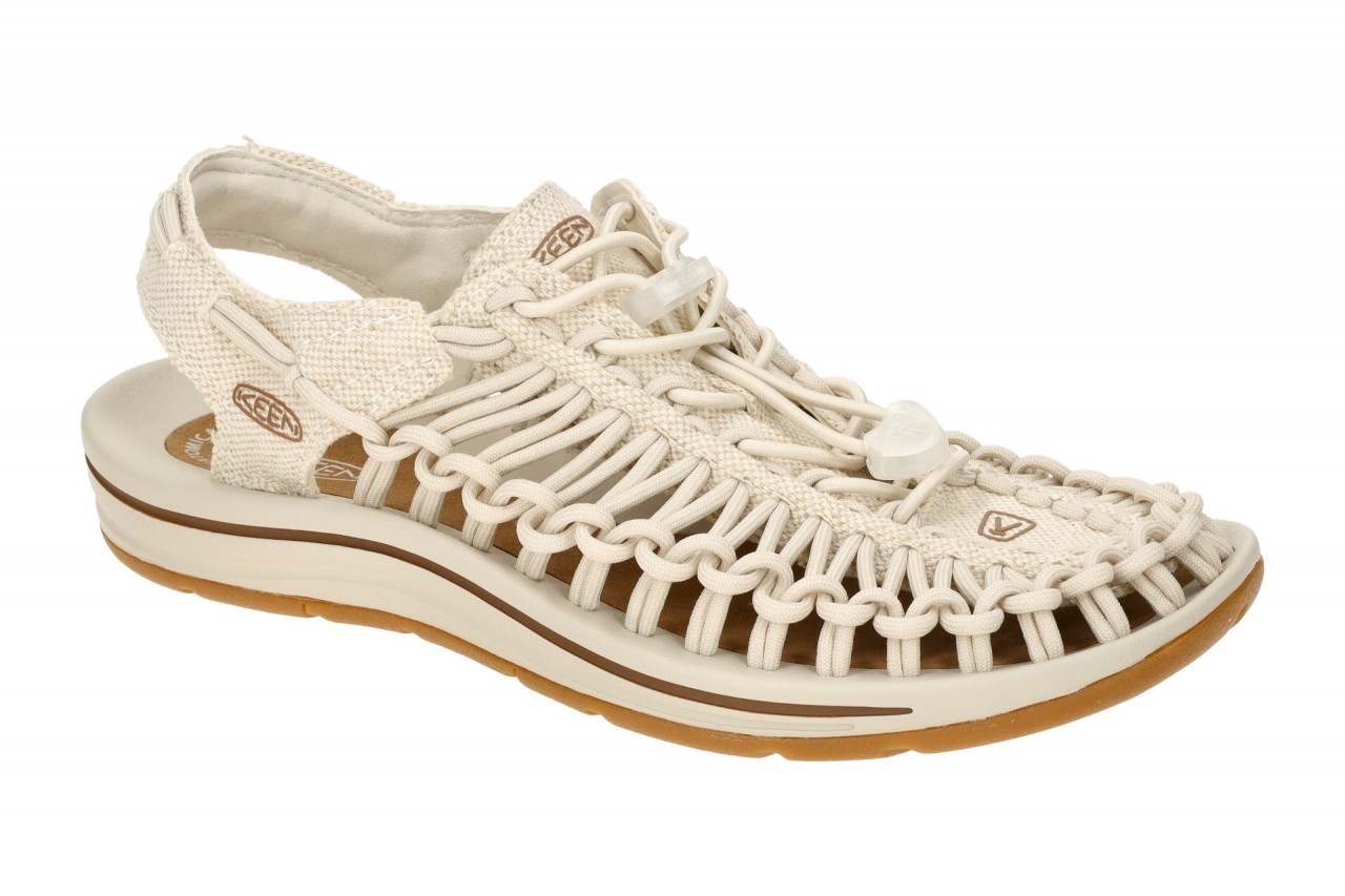 Keen 1026231 UNEEK CANVAS Damen Sandale beige natural canvas/birch flexibel &... 1 Keen 1026231 UNEEK CANVAS Damen Sandale beige natural canvas/birch flexibel &...