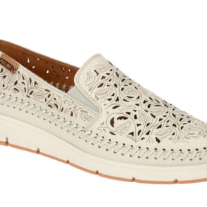 Pikolinos W8D-3896 TENERIFE Damen Slipper wei? nata flexibel flach bequem