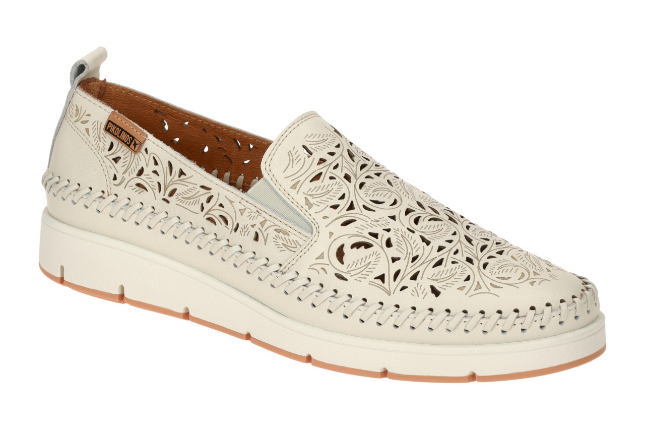 Pikolinos W8D-3896 TENERIFE Damen Slipper wei? nata flexibel flach bequem 1 Pikolinos W8D-3896 TENERIFE Damen Slipper wei? nata flexibel flach bequem