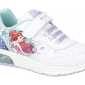 Geox J358VA SPACECLUB GIRL Halbschuhe wei? watersea Blinker LED