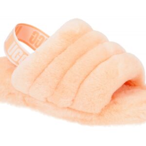 UGG 1095119 SCLL FLUFF YEAH SLIDE Damen Sandalette rose - scallop Lammfell Wa...