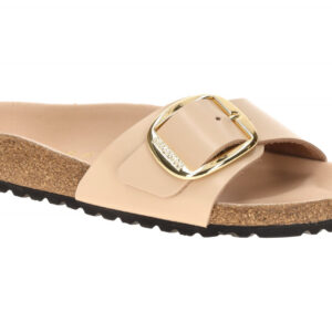 Birkenstock 1026496 Madrid Big Buckle Damen Pantoletten rose high-shine new b...