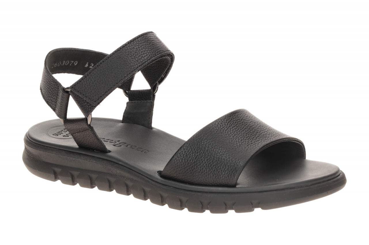 Paul Green Damen Sandale 6219-009 Schwarz Echtleder Fesselriemen Klettverschluss 1 Paul Green Damen Sandale 6219-009 Schwarz Echtleder Fesselriemen Klettverschluss