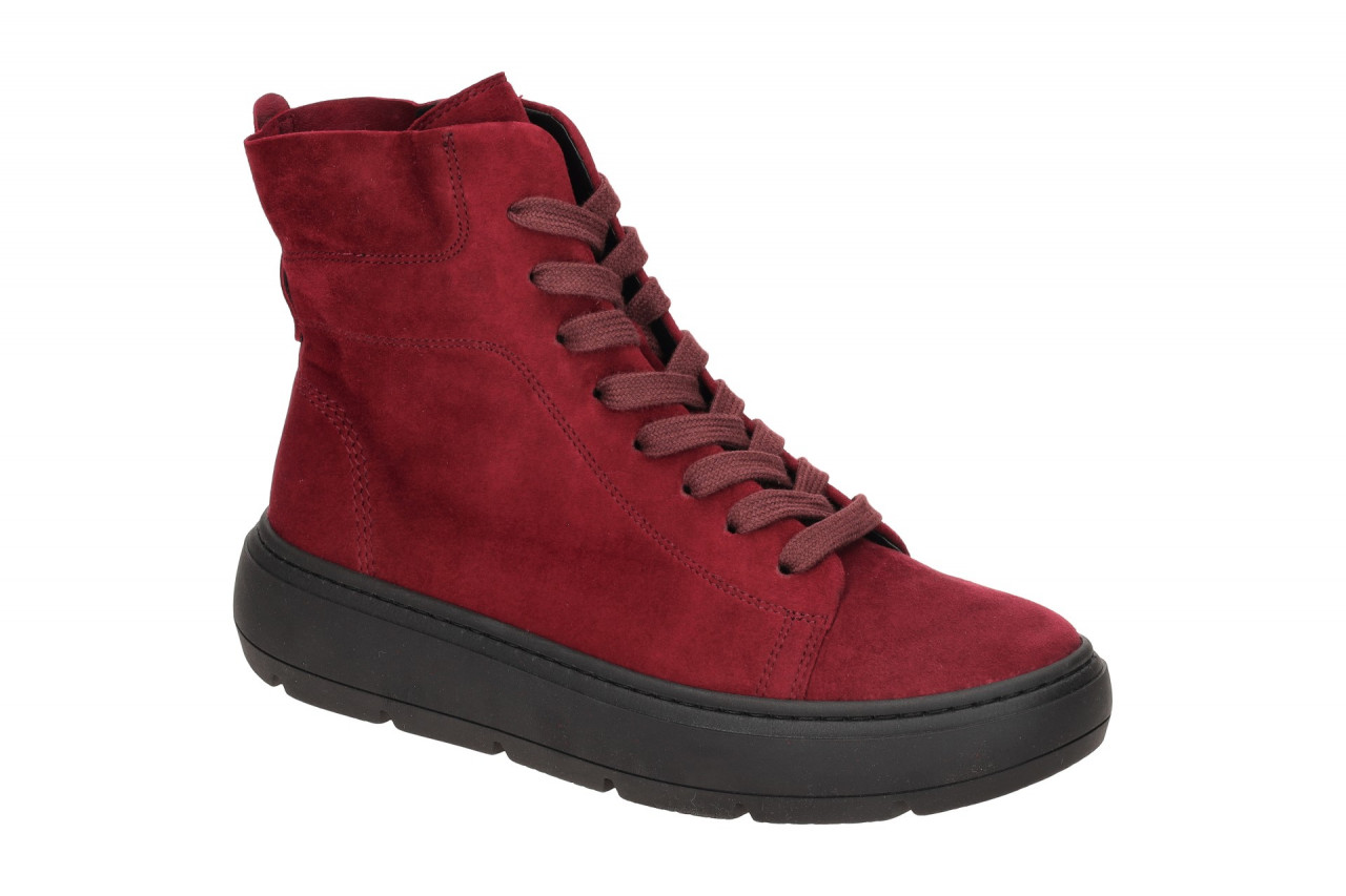Gabor 53.720.15 Damen Stiefeletten - Bequeme Plateau Boots in bordeaux Rot 1 Gabor 53.720.15 Damen Stiefeletten - Bequeme Plateau Boots in bordeaux Rot