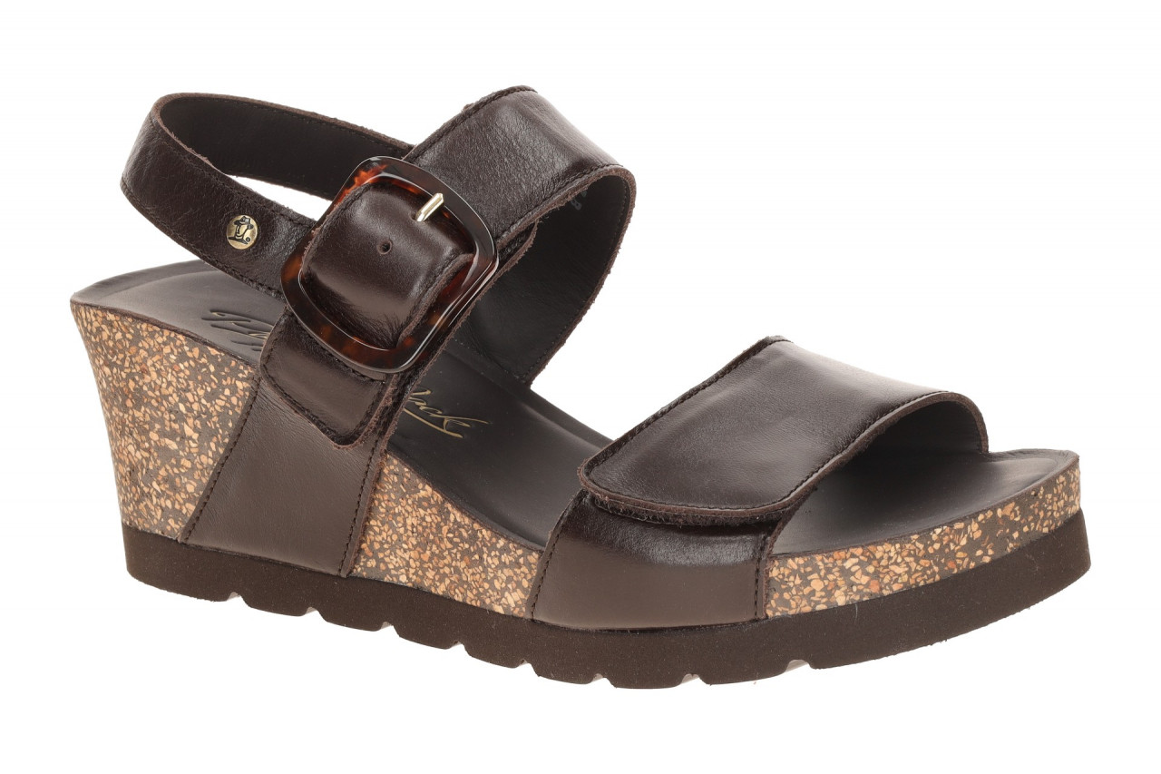 Panama Jack Damen Sandalette Valle B2 PJ Valle Marron Echtleder Keilabsatz 1 Panama Jack Damen Sandalette Valle B2 PJ Valle Marron Echtleder Keilabsatz